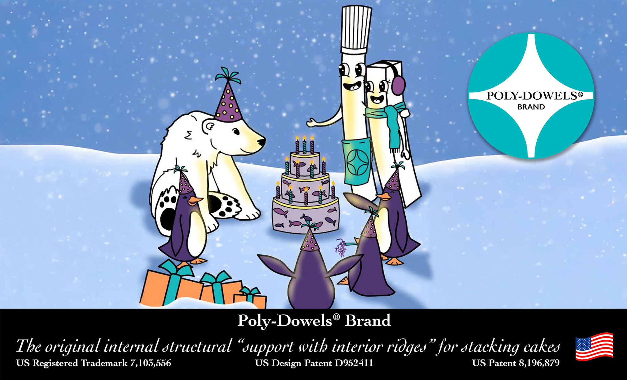 The Original Poly-Dowels® Cake Supports